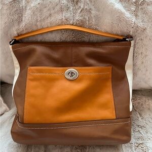 Coach Park Colorblock leather hobo bag